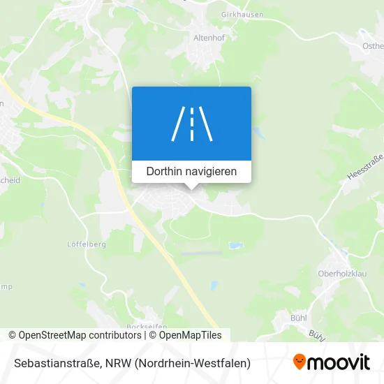 Sebastianstraße Karte