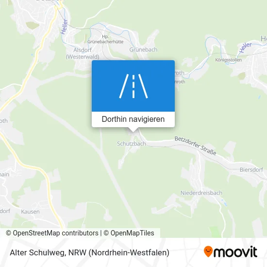 Alter Schulweg Karte