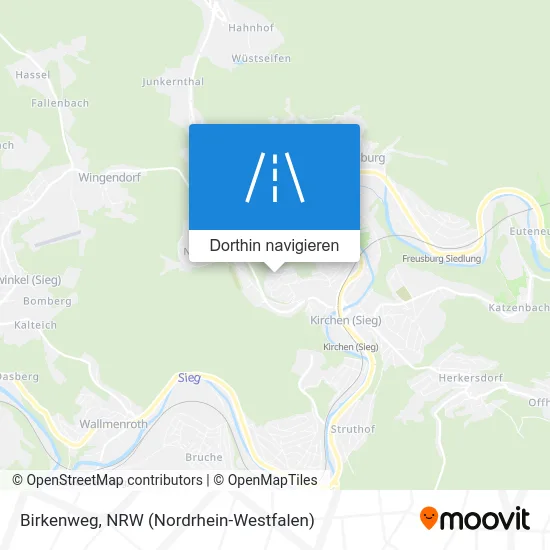 Birkenweg Karte