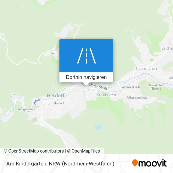 Am Kindergarten Karte