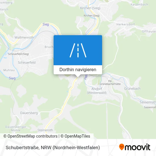 Schubertstraße Karte