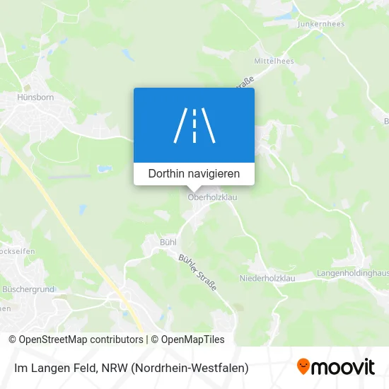 Im Langen Feld Karte