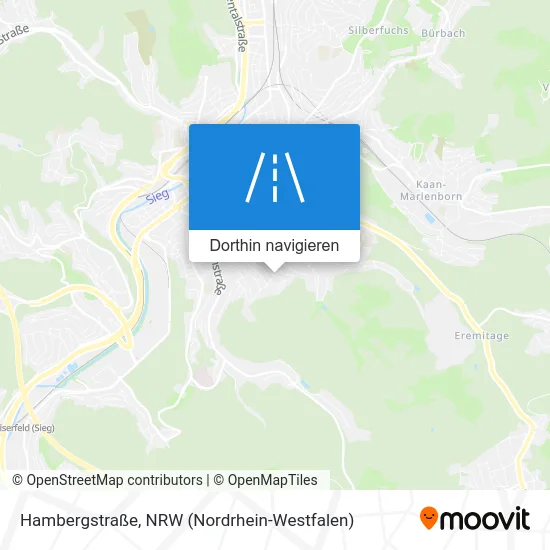 Hambergstraße Karte