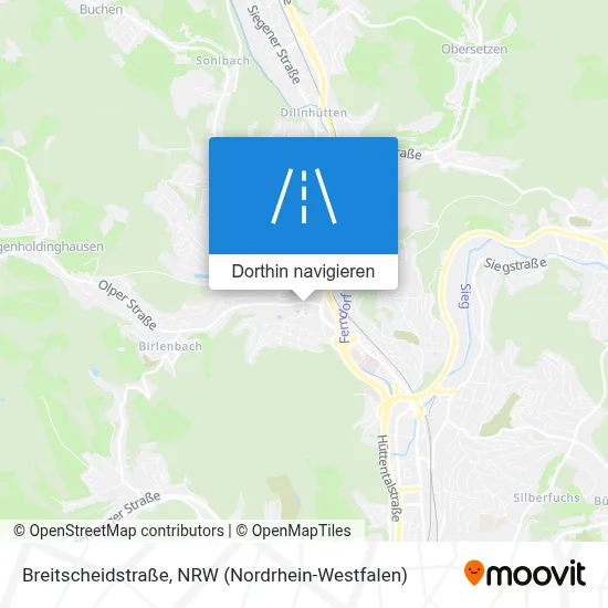 Breitscheidstraße Karte