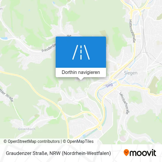 Graudenzer Straße Karte