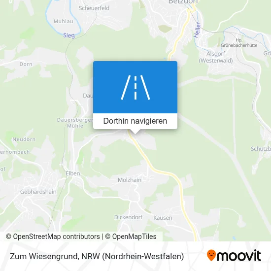 Zum Wiesengrund Karte