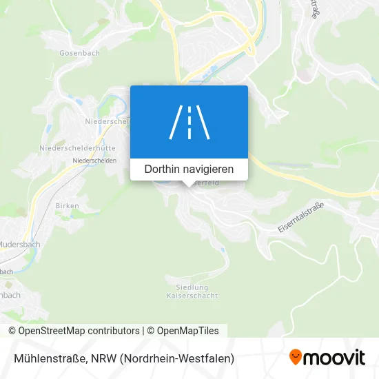 Mühlenstraße Karte
