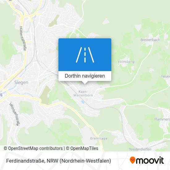 Ferdinandstraße Karte