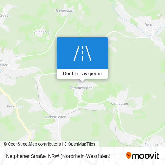 Netphener Straße Karte
