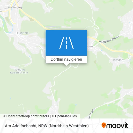 Am Adolfschacht Karte