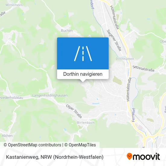 Kastanienweg Karte
