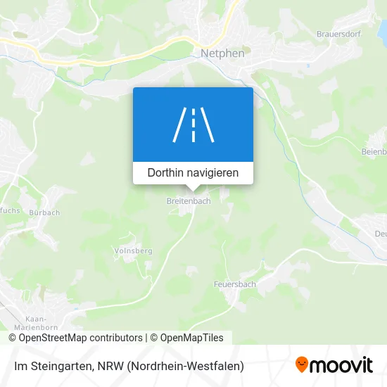 Im Steingarten Karte