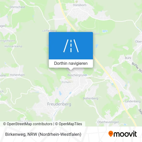 Birkenweg Karte