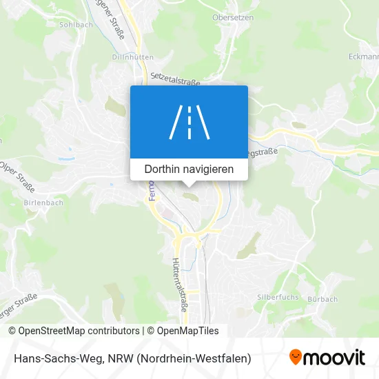 Hans-Sachs-Weg Karte