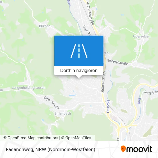 Fasanenweg Karte