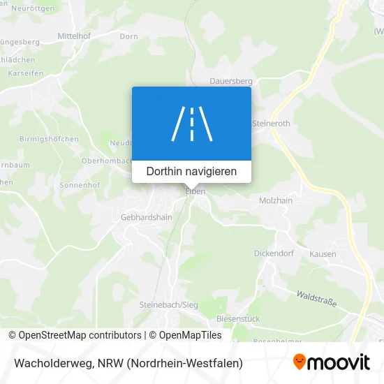 Wacholderweg Karte