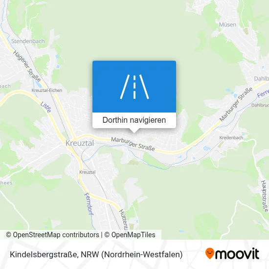 Kindelsbergstraße Karte