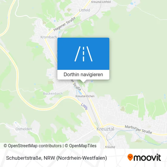 Schubertstraße Karte