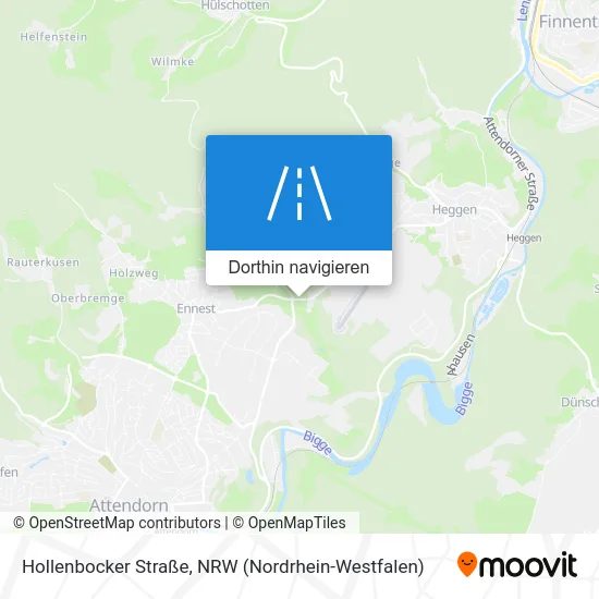 Hollenbocker Straße Karte