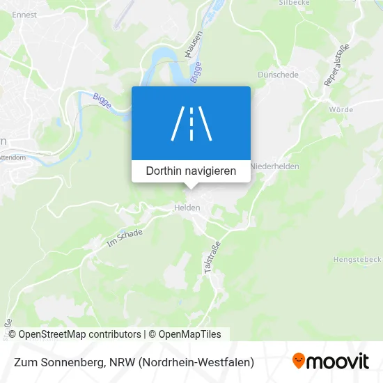 Zum Sonnenberg Karte