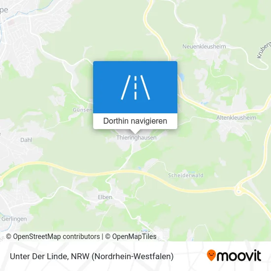 Unter Der Linde Karte