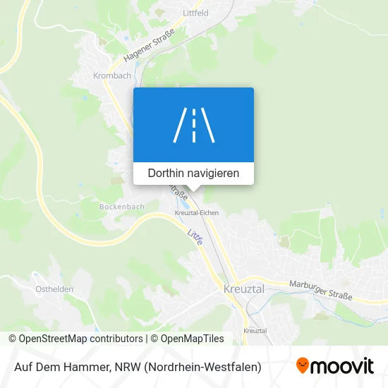 Auf Dem Hammer Karte