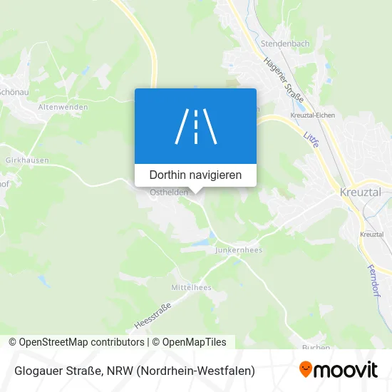 Glogauer Straße Karte