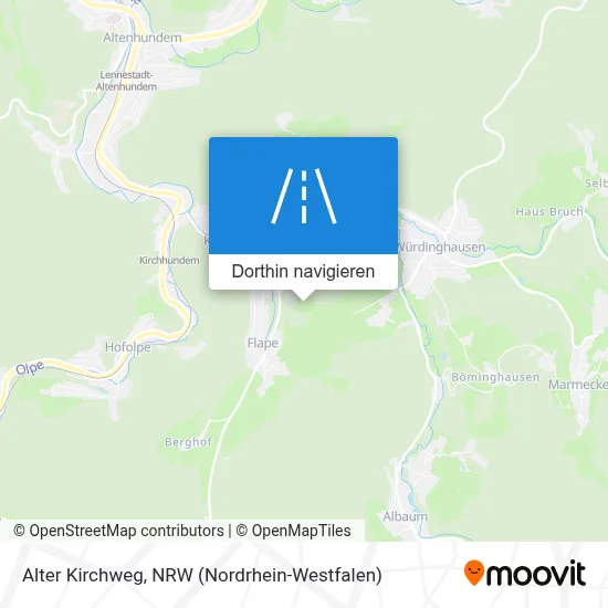 Alter Kirchweg Karte