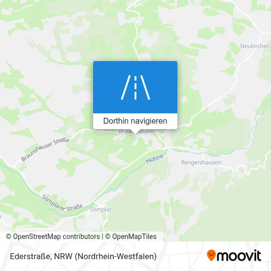 Ederstraße Karte