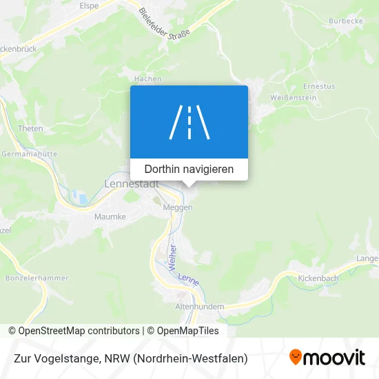 Zur Vogelstange Karte
