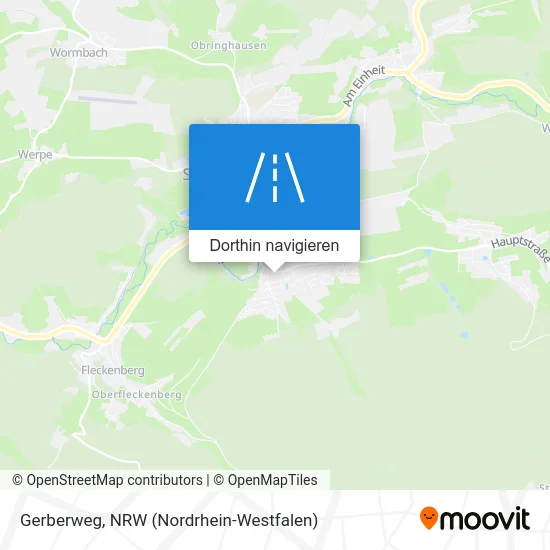 Gerberweg Karte