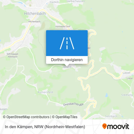 In den Kämpen Karte