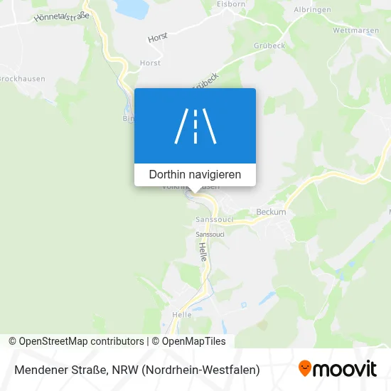 Mendener Straße Karte