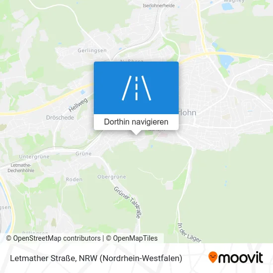 Letmather Straße Karte