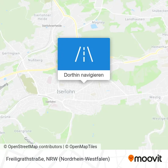 Freiligrathstraße Karte