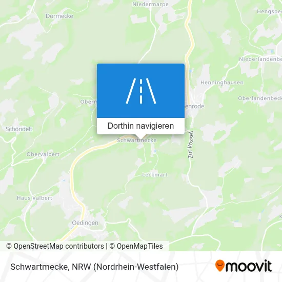 Schwartmecke Karte
