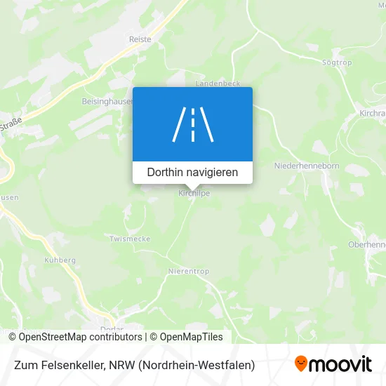 Zum Felsenkeller Karte
