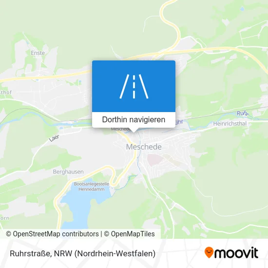Ruhrstraße Karte