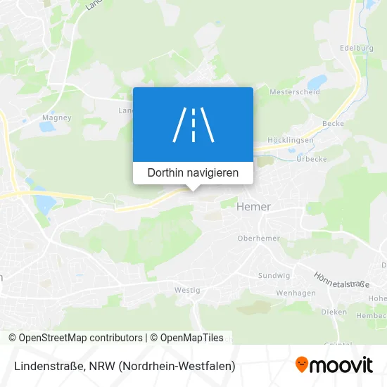 Lindenstraße Karte