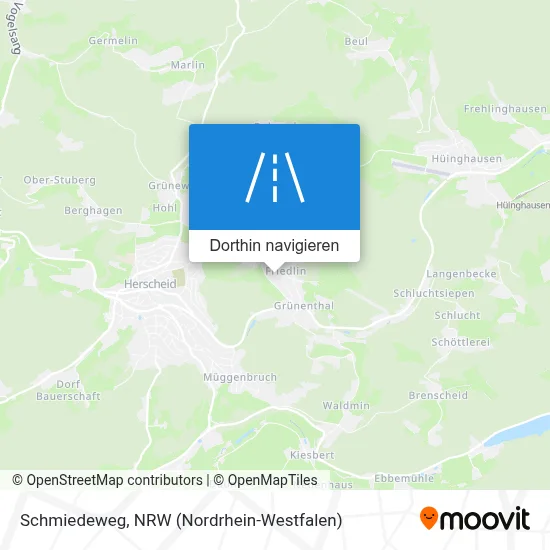 Schmiedeweg Karte