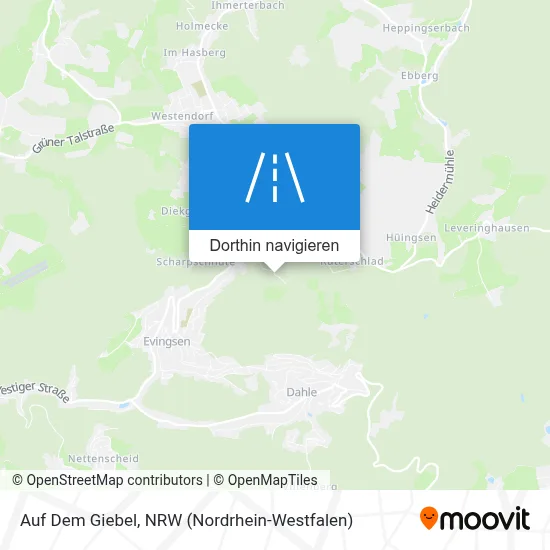 Auf Dem Giebel Karte