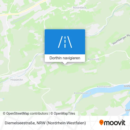 Diemelseestraße Karte