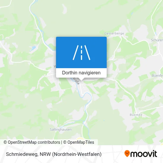Schmiedeweg Karte