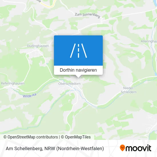 Am Schellenberg Karte
