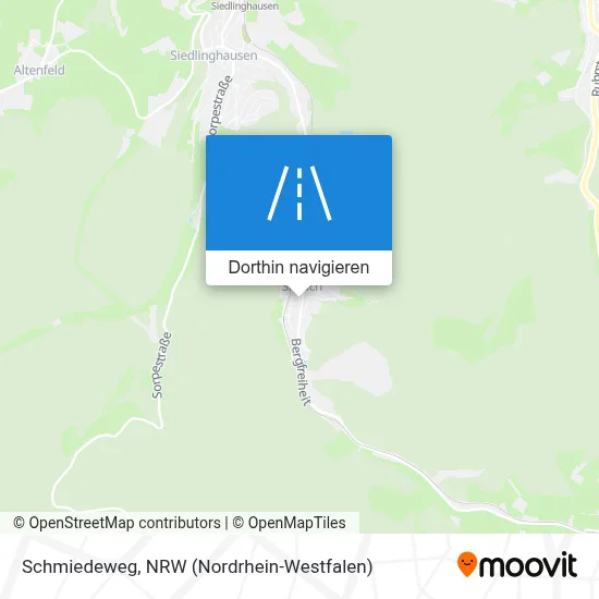 Schmiedeweg Karte