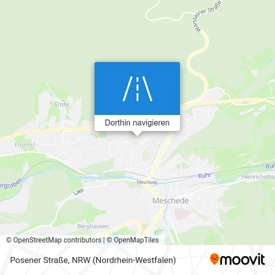 Posener Straße Karte