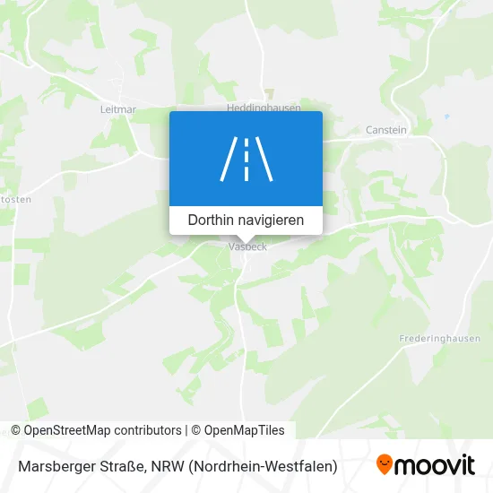 Marsberger Straße Karte