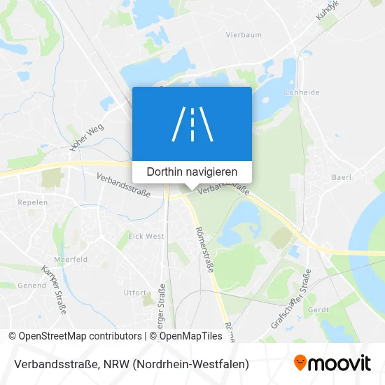 Verbandsstraße Karte