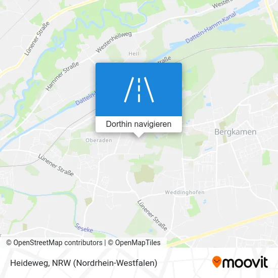Heideweg Karte