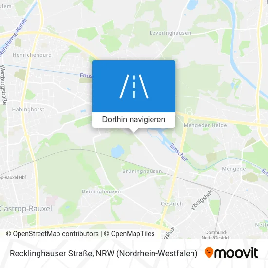 Recklinghauser Straße Karte